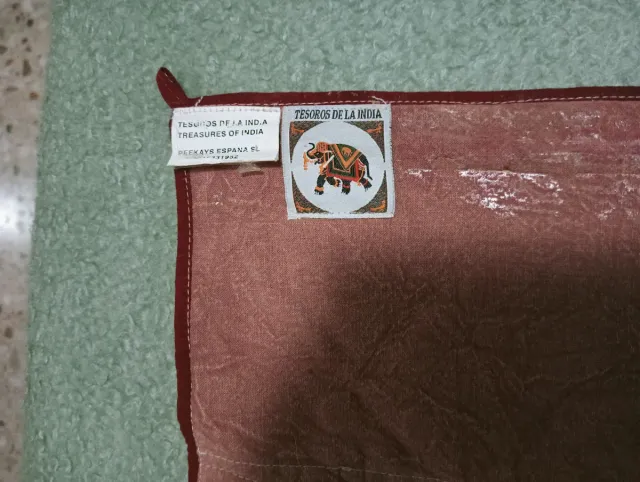 Torana hindú bordado elefantes y flores