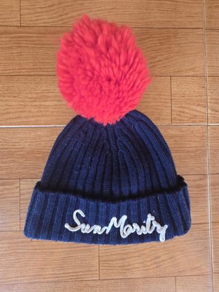 MC2 Saint Barth gorro con pompon niño S-M