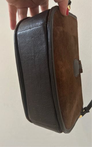 Bolso Loewe Vintage Piel y Ante Marrón