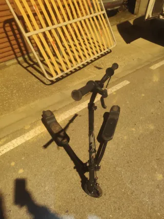 Patinete plegable negro