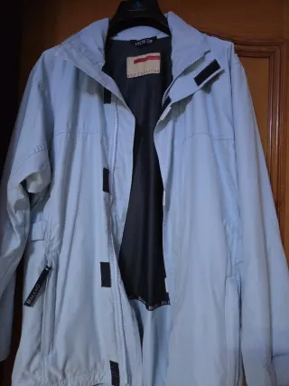 Chaqueta cortavientos mujer Baleno azul claro