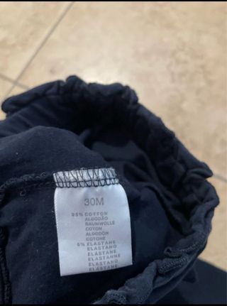 Tuta bimba rosa con leggings blu