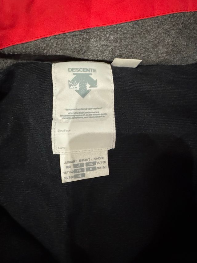 Abrigo esquí Descente niño 16