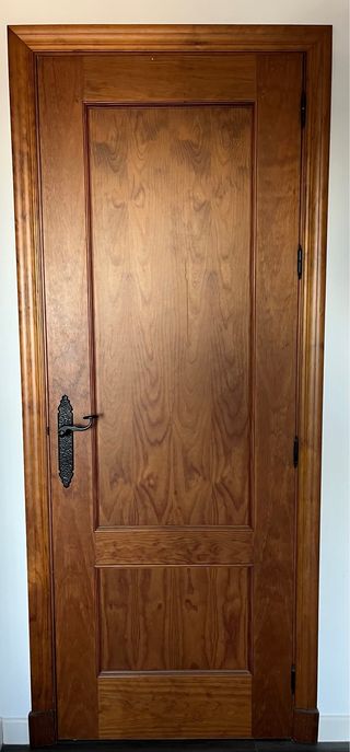 Puertas de pino rústica