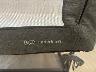 Cuna colecho gris con estrellas