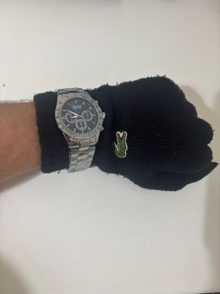 Reloj Hugo Boss Cronógrafo Azul Plata