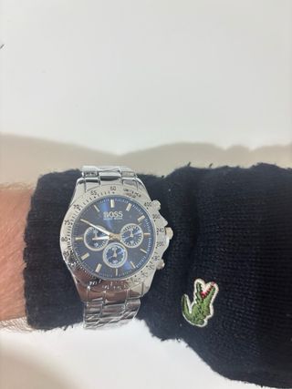 Reloj Hugo Boss Cronógrafo Azul Plata
