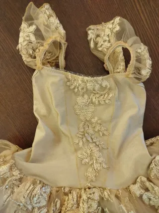 Vestido Princesa con tutu Hecho a Mano,talla5-7