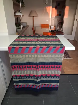 Bufanda chal con estampado geométrico