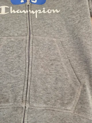 Sudadera Champion Gris con Capucha 9-10 años
