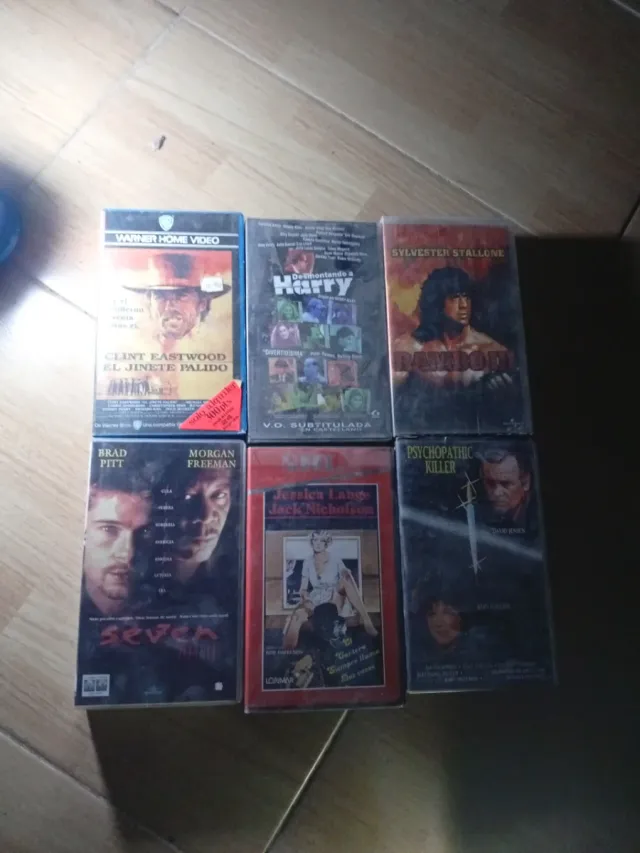 Lote 6 Películas VHS Clásicas