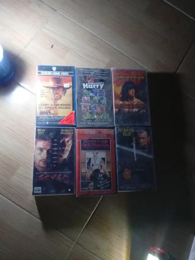 Lote 6 Películas VHS Clásicas