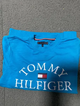 Sudadera Tommy Hilfiger Azul niño tallas 12