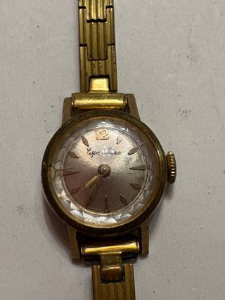 Reloj Suizo Vintage Dorado y Plateado