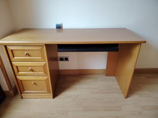 Cama nido de madera color miel