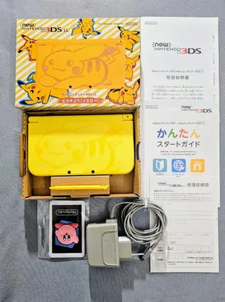 New Nintendo 3DS XL LL Pikachu Edition