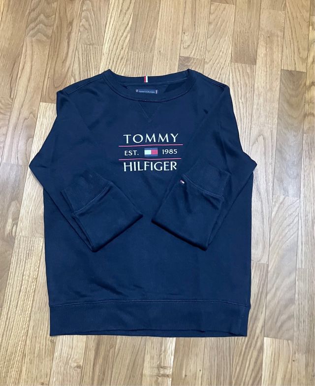 Sudadera Tommy Hilfiger Negra Talla 12