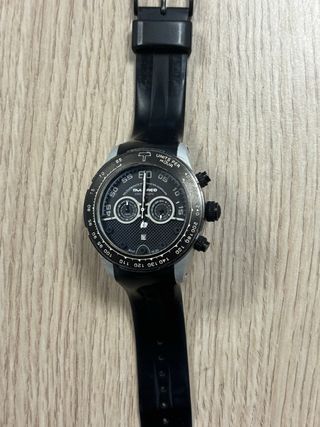 Reloj Bultaco Cronógrafo Negro/Plata sin funcionar