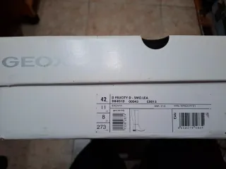 Botas Geox altas piel marrón talla 42