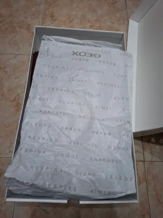 Botas Geox altas piel marrón talla 42