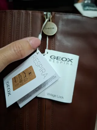 Botas Geox altas piel marrón talla 42