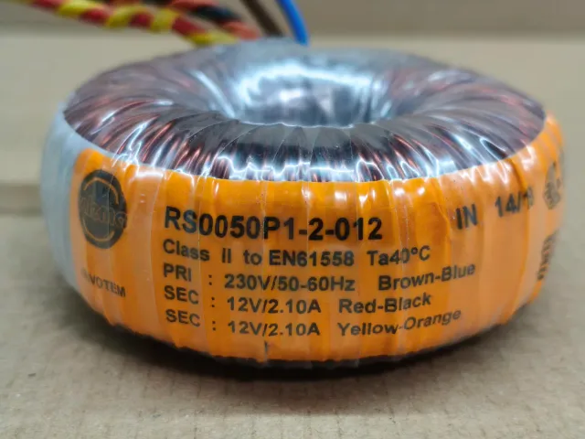 Transformador Toroidal 2x12V 50VA