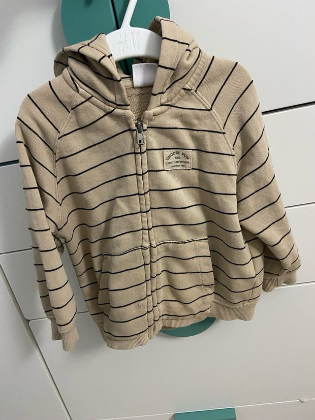 Sudadera Zara Rayas 18-24m (92cm)