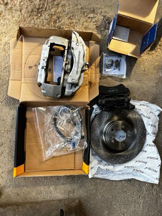 Frenada delantera brembo z18 350mm 5x112