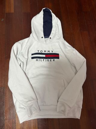 Sudadera Tommy Hilfiger Blanca Talla L