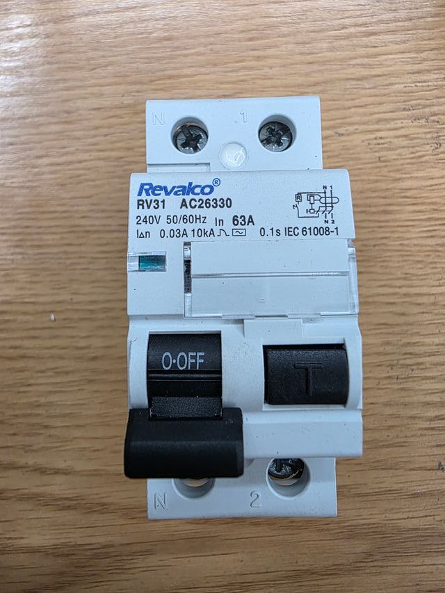 Interruptor Diferencial Revalco 2P 63A 30mA