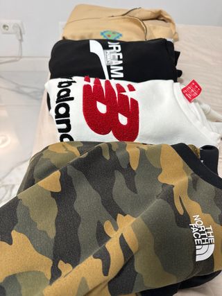 Lote Sudaderas New Balance, Puma, The North Face