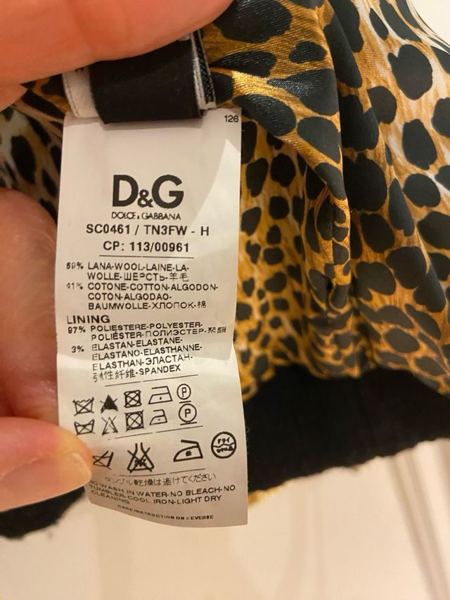 Abrigo Negro Dolce & Gabbana T M