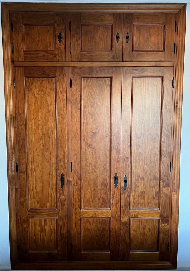 Puertas de armario madera de pino