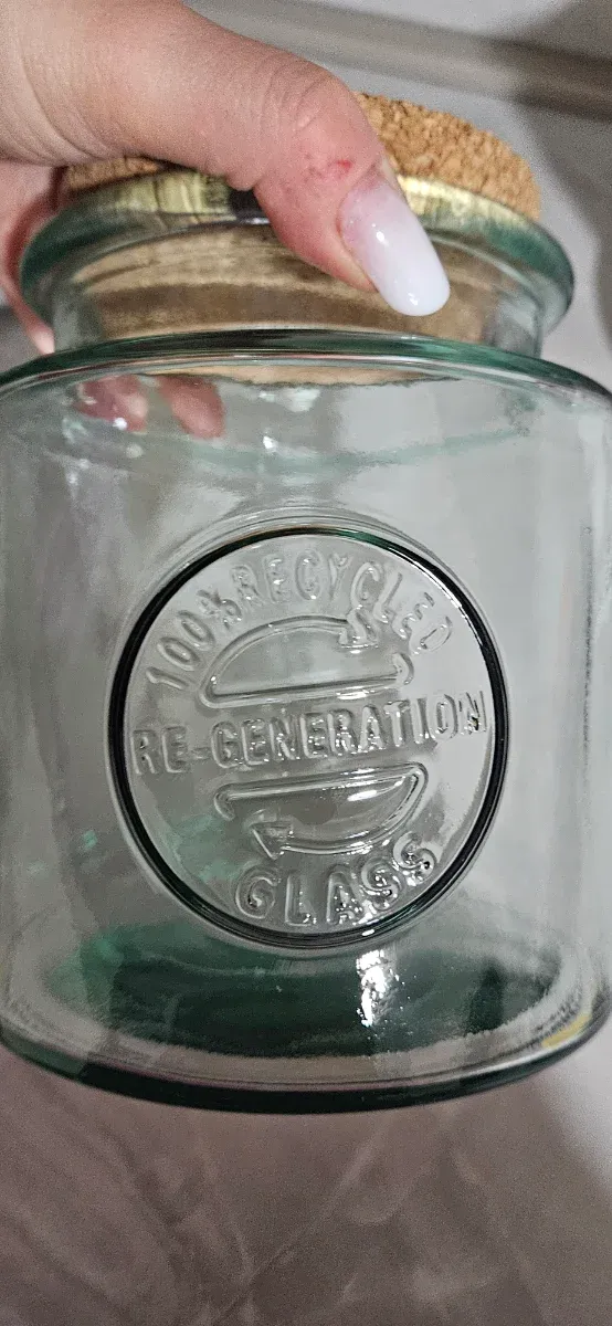 Barattolo in vetro con tappo in sughero