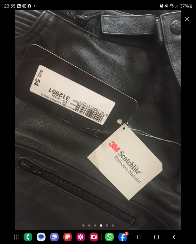 Pantalón Cuero Alpinestars Turismo Talla 54 XL