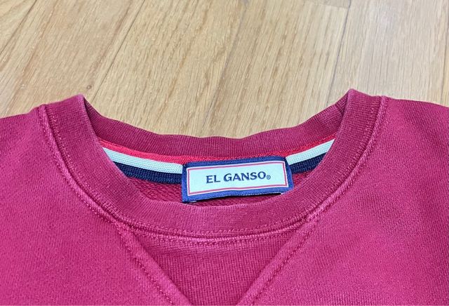 El Ganso: 2 sudaderas roja y beige talla 12