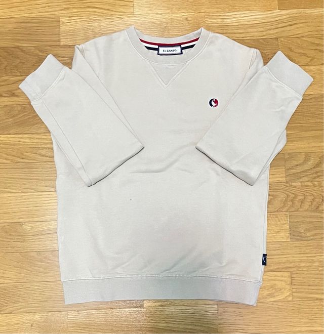 El Ganso: 2 sudaderas roja y beige talla 12