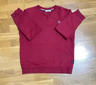 El Ganso: 2 sudaderas roja y beige talla 12