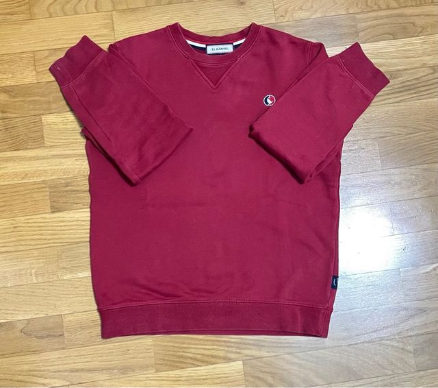 El Ganso: 2 sudaderas roja y beige talla 12