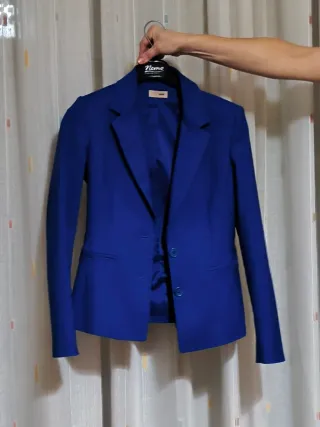 Giacca donna blu royal