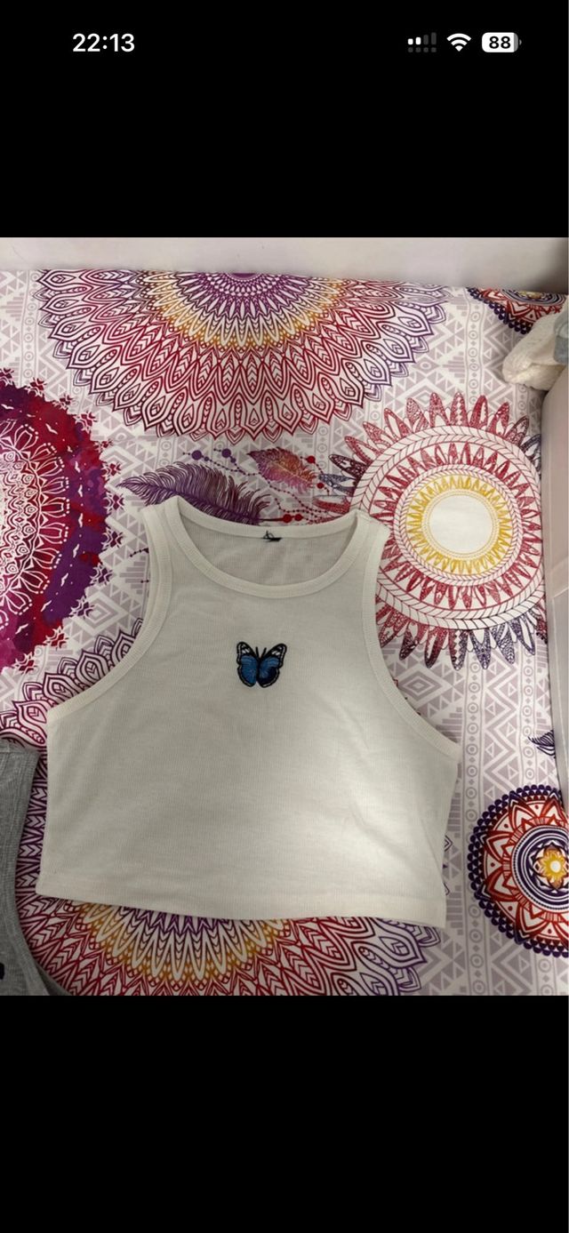 2 Tops Mujer: Los Angeles y Mariposa