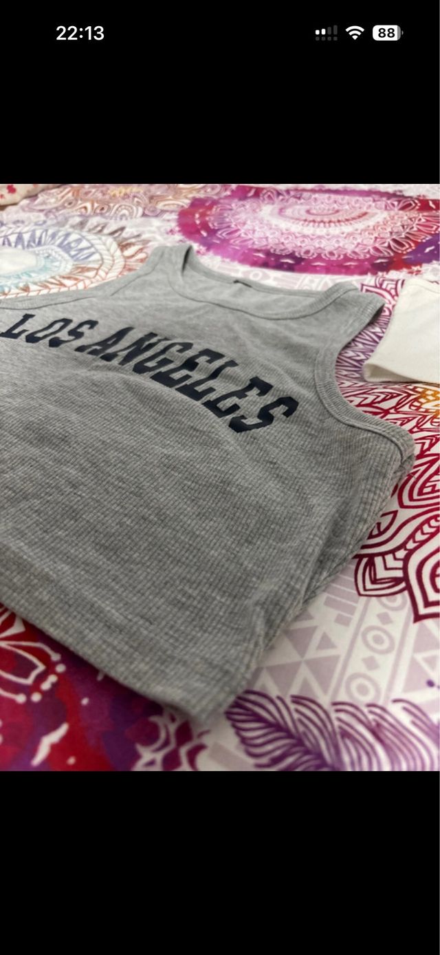 2 Tops Mujer: Los Angeles y Mariposa