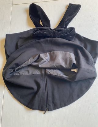 Top elegante SILVIAN HEACH nero con fiocco