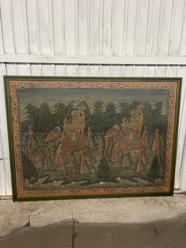 Cuadro vintage india