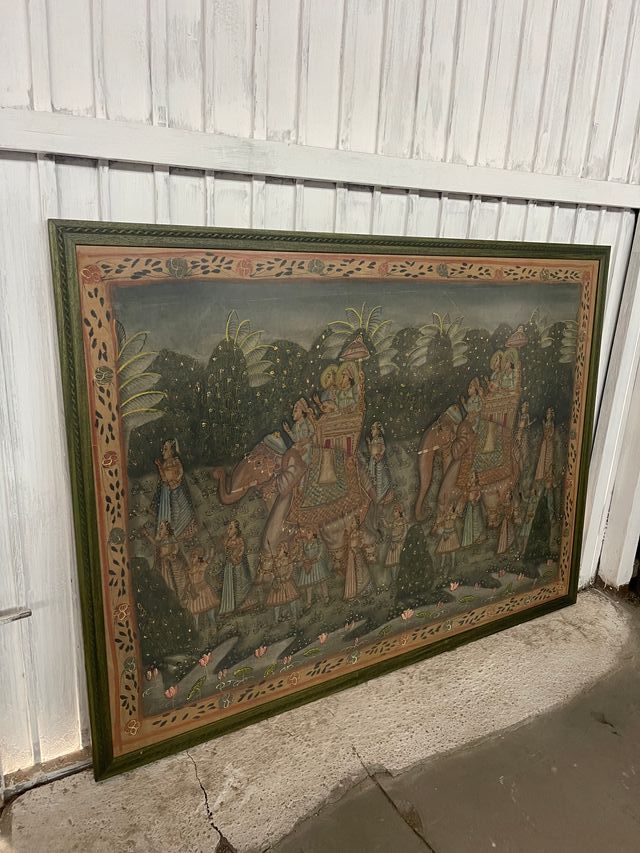 Cuadro vintage india