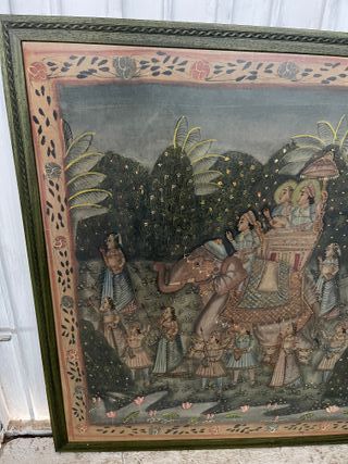 Cuadro vintage india