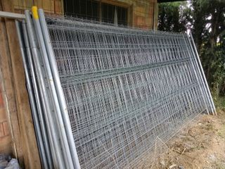 Vallas de obra metálicas