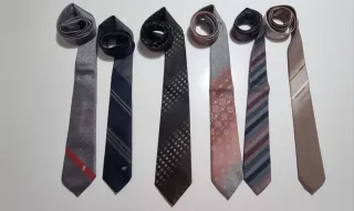 Lote de 7 corbatas de vestir