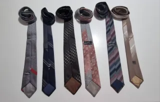 Lote de 7 corbatas de vestir