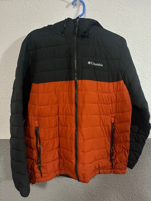 Chaqueta Columbia Negra y Naranja